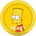 BART-Bart Simpson Coin