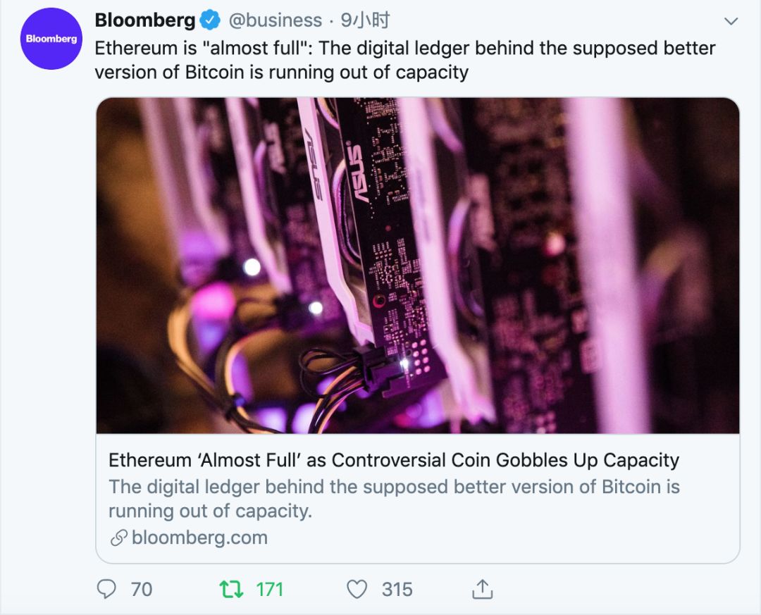 Twitter 精选 | 3亿Telegram用户将能交易比特币，Tether正在堵塞以太坊网络