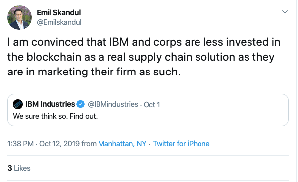 收割三成市场份额,IBM的企业级区块链战略依然备受质疑?