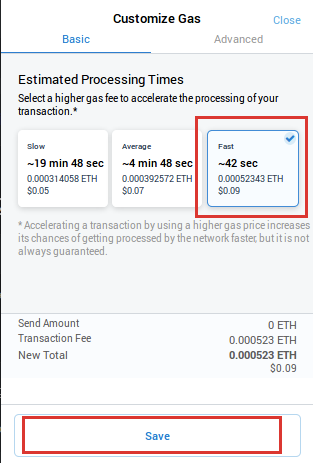 零基础入门 DeFi：手把手教你提高以太坊交易手续费