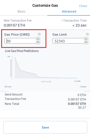 零基础入门 DeFi：手把手教你提高以太坊交易手续费