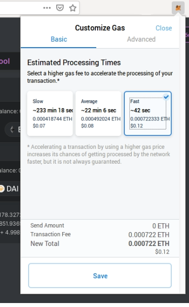 零基础入门 DeFi：手把手教你提高以太坊交易手续费