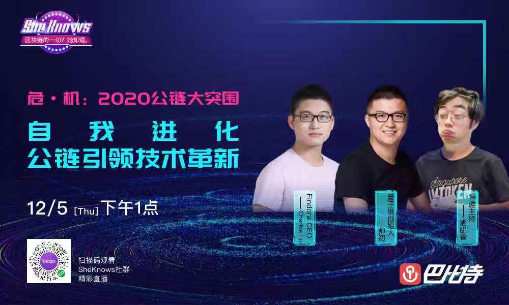 SheKnows丨自我进化，公链如何引领技术革新？