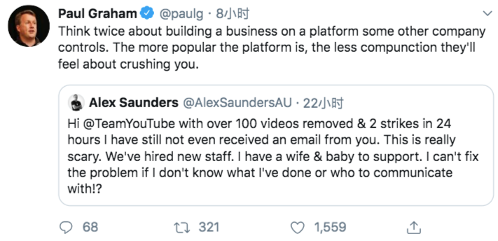 Twitter精选 | YouTube“误删”余波：网友不买账，V神认为谷歌有关