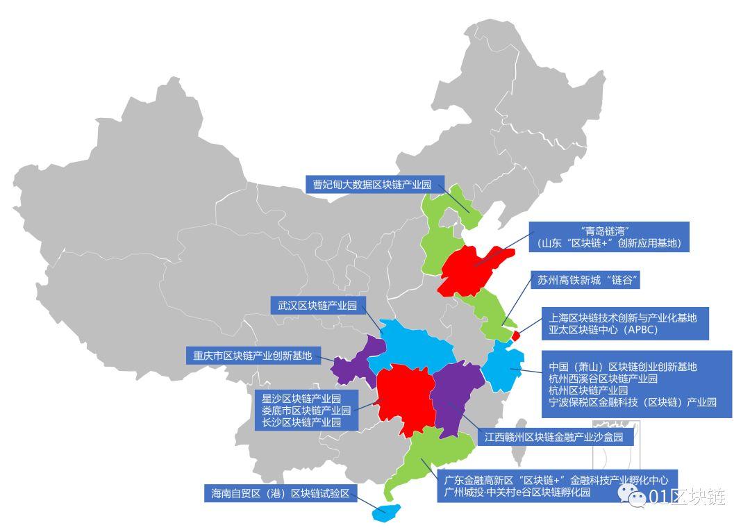一文纵览全国 18 个政府主导的区块链产业园区发展状况