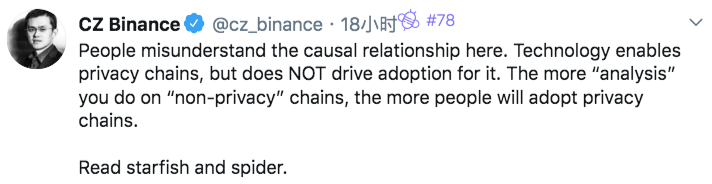 Twitter精选 | 暗网2019加密货币交易占比翻一倍，隐私币使用或增加
