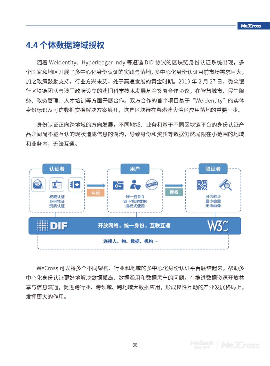 微众银行发布开源区块链跨链协作平台WeCross白皮书（全文）
