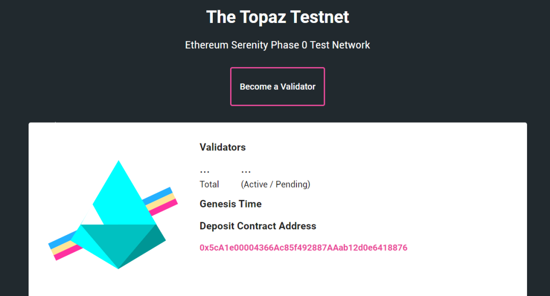 首个具有 Eth2.0 阶段0主网配置的测试网 Topaz 已经发布