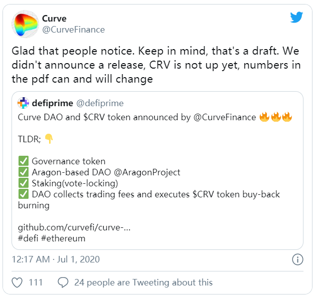 五分钟读懂CurveDAO和CRV治理代币