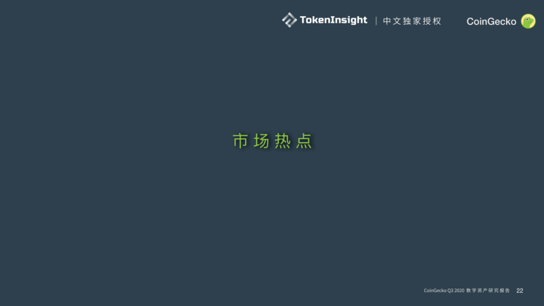 CoinGecko发布Q3数字资产行业报告：DeFi大放异彩，前十DEX交易量9月突破300亿美元