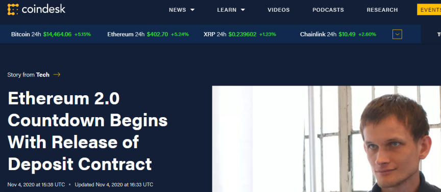 OKEx Insights:以太坊2.0存款合约已完成9% 如何参与抵押?