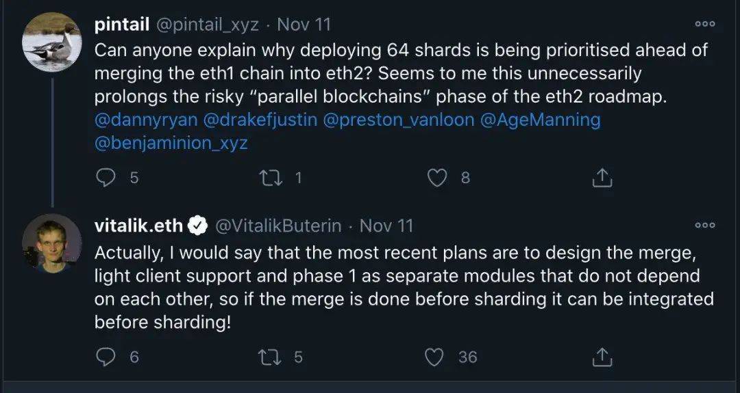 ETH2.0将提前到来?路线图大改:冻结Phase2、转向Rollup、多阶段并行开发