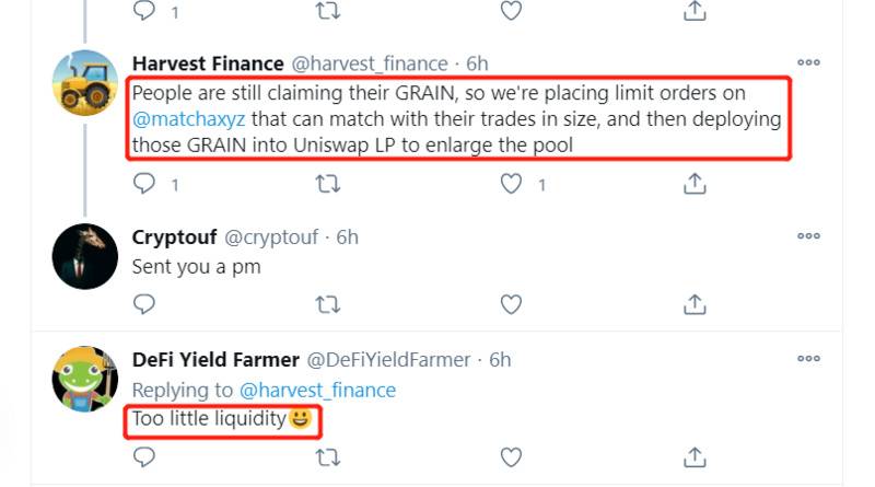 Harvest Finance赔付方案实施,无奈补偿的GRAIN上线即暴跌