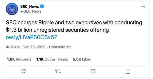遭遇SEC“狙击”和交易所下架,Ripple会归零吗?