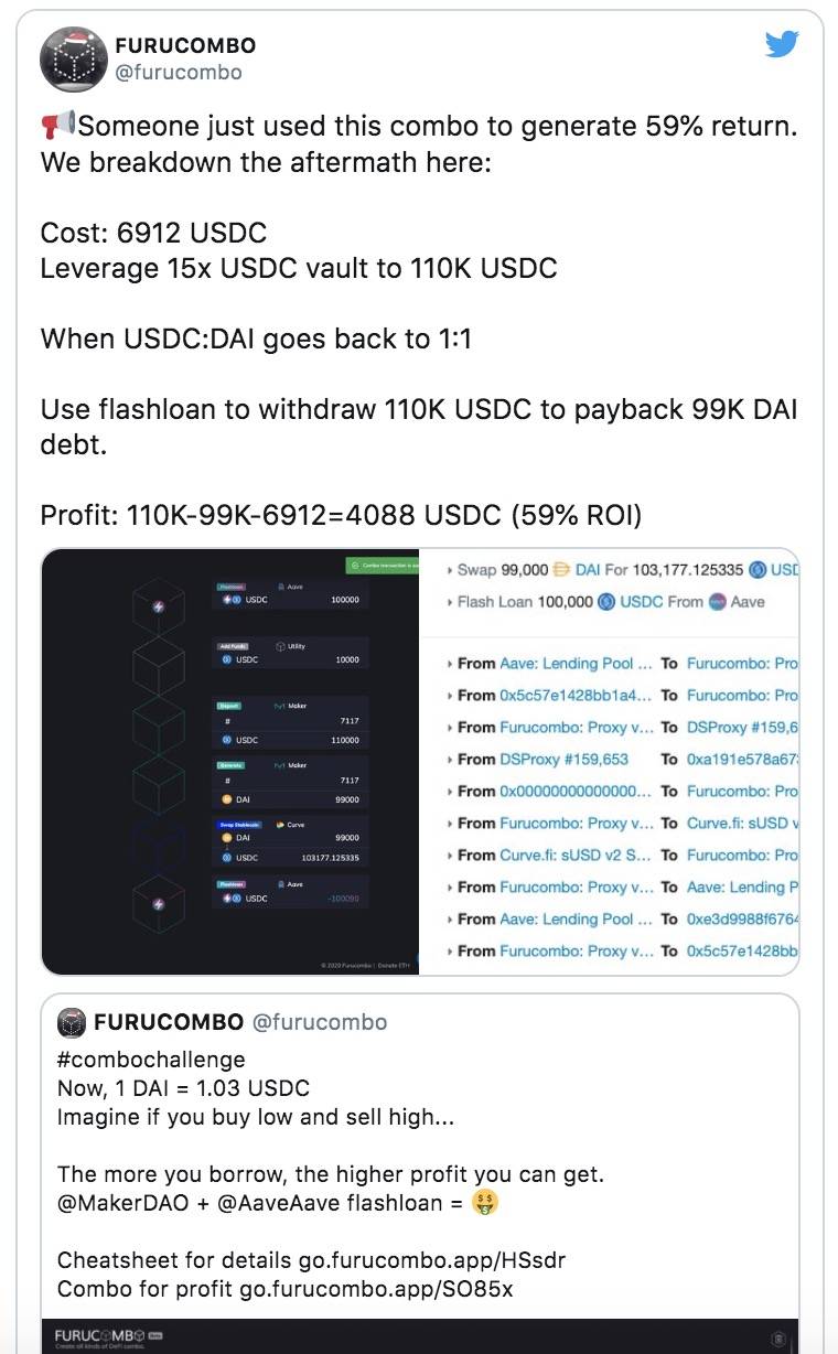 DeFi新玩法丨一文了解Furucombo聚合平台代币COMBO