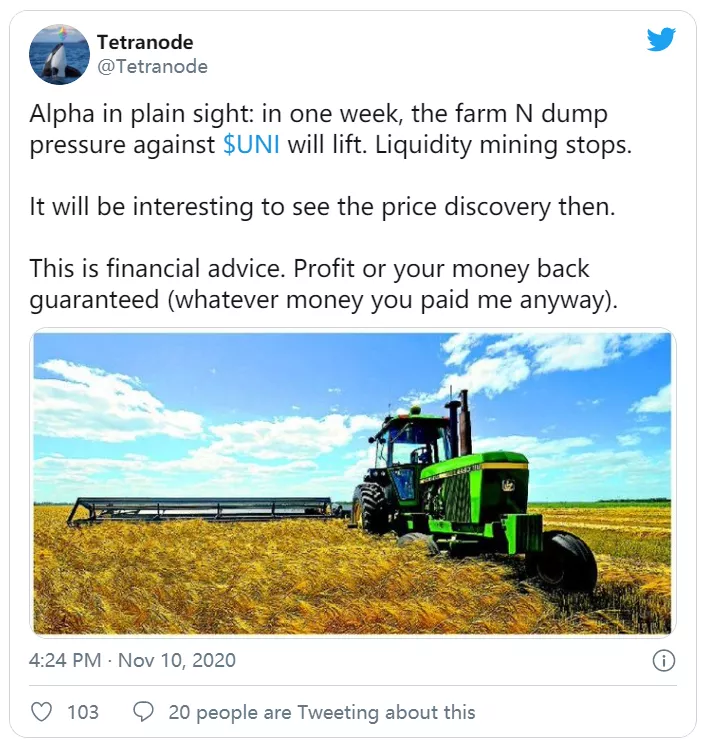 一文细数2020年推特上的DeFi“圣经”