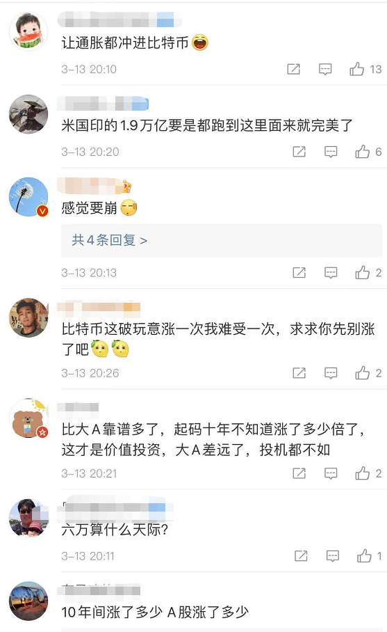 太狂暴!又见证历史:刚刚,比特币突破6万美元!13万人爆仓46亿