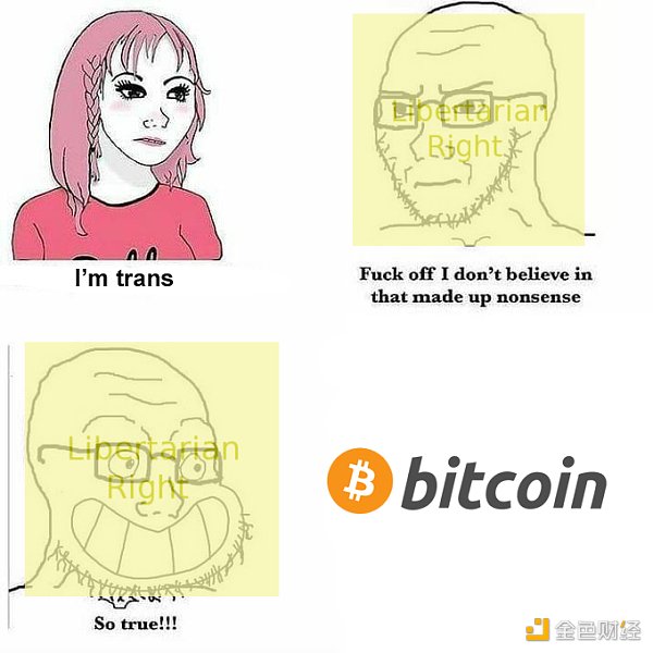 Bitcoin is a social construct : PoliticalCompassMemes