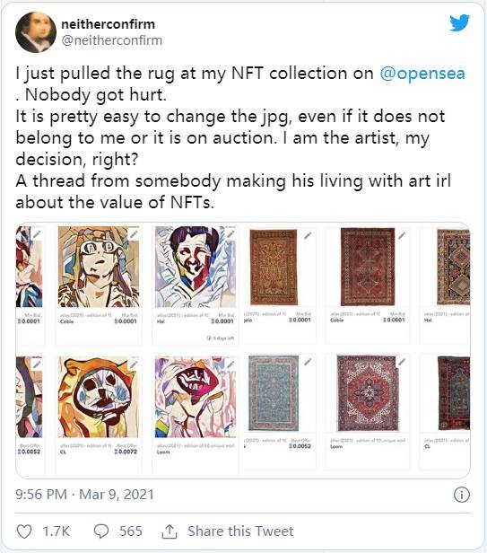 如果你的NFT丢了该怎么办?