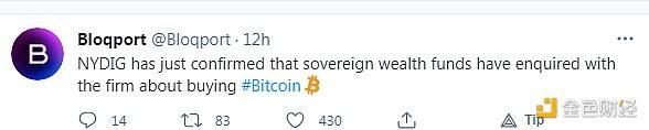 比特币下一站:主权财富基金和比特币ETF