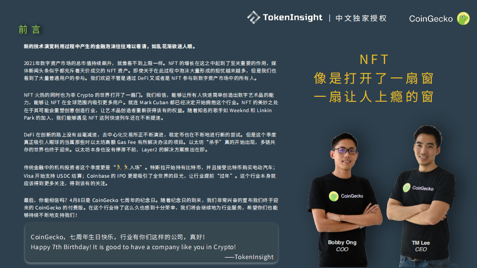 CoinGecko Q1行业报告:比特币占比持续下降,前5稳定币市值达600亿美元