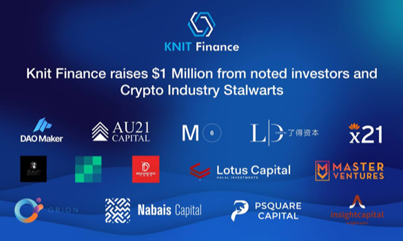 融资新闻丨波卡跨链封装协议Knit获得100万美元融资,Dao Maker等投资