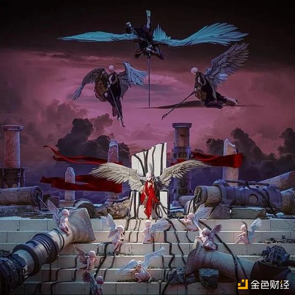 歌手格莱姆斯的NFT画作之一