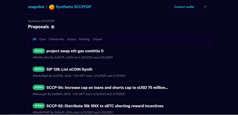一文了解Synthetix 的社区治理模式:4个DAO之间的合作与制约