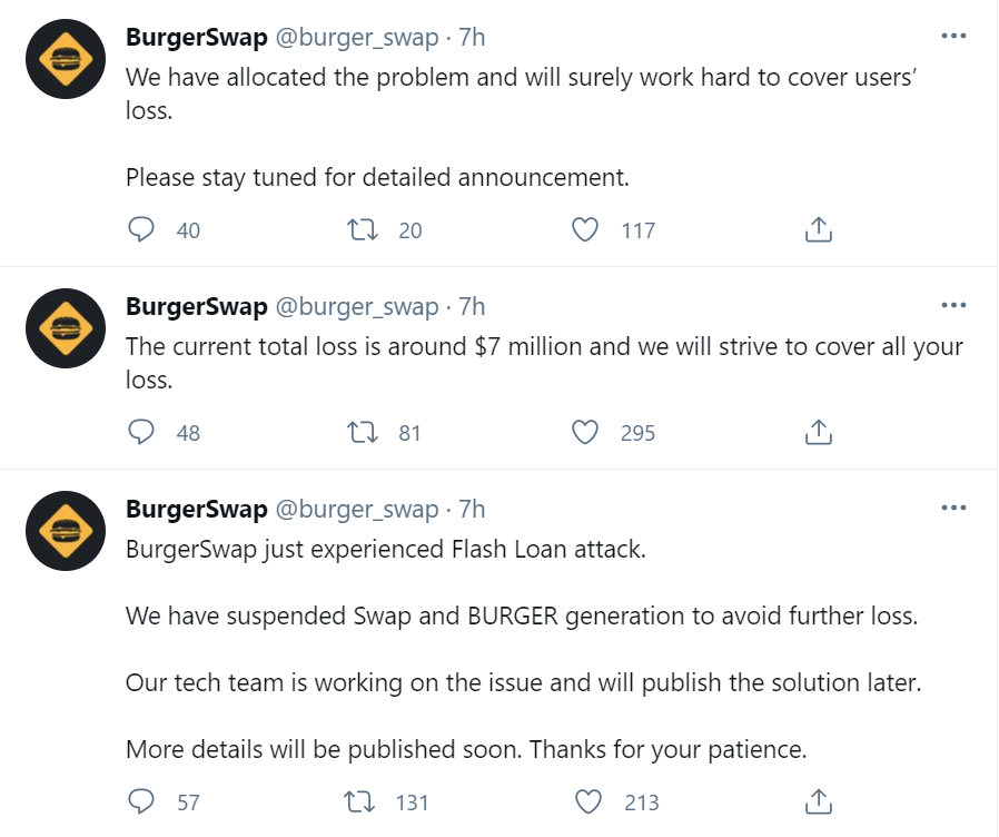 我竟骗了我自己?—— BurgerSwap 被黑分析