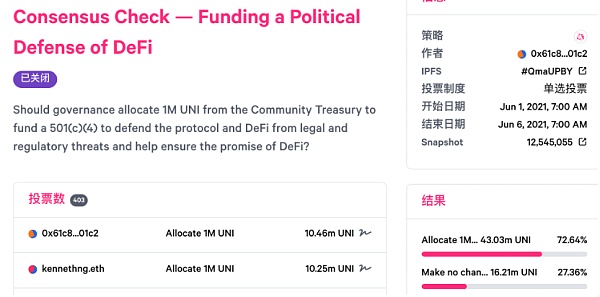 「DeFi教育基金」抛售Uniswap财库拨款引争议