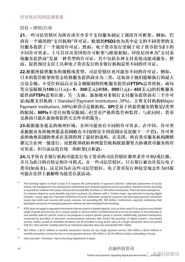 金融科技与支付：如何监管数字支付服务和电子货币