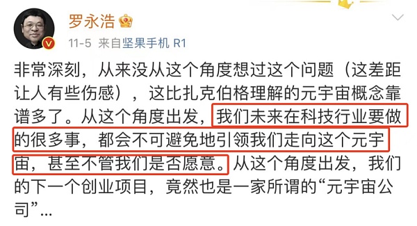 你怎么看元宇宙？