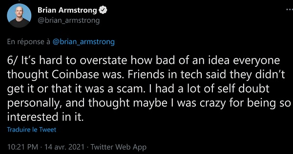 Coinbase：从一个被称骗局的想法 到一家860亿美金的公司