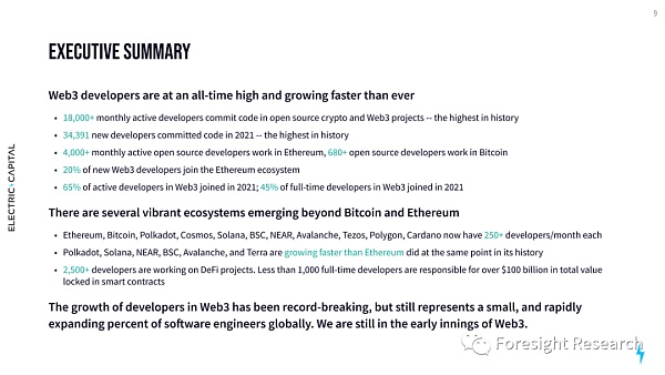 Foresight Ventures: Web3 开发生态年度报告