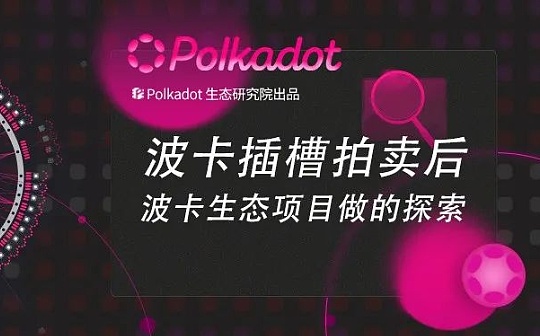 波卡插槽拍卖后 波卡生态项目正在做哪些探索？