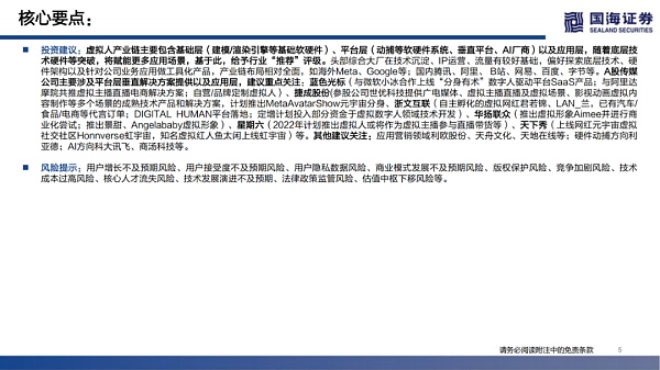 数字虚拟人：科技人文的交点 赋能产业的起点