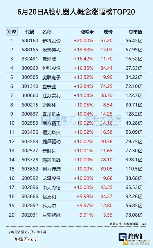AI机器人  格局正在打开