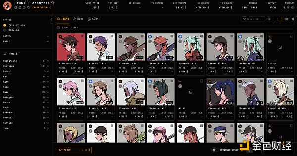 Azuki发售的Elementals为什么会撞图？