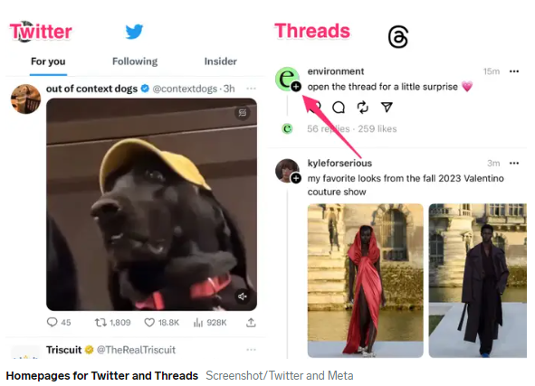 Twitter和Threads到底有何不同？看懂这十张图就够了