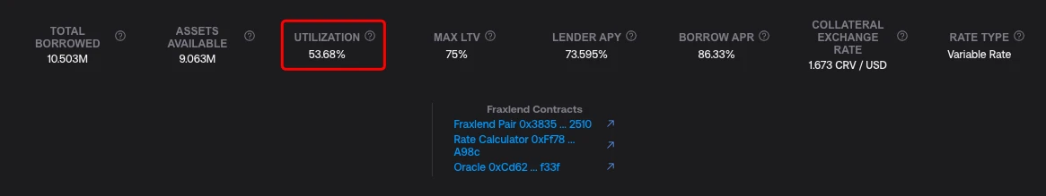 Fraxlend的利率到底是怎么变化的？