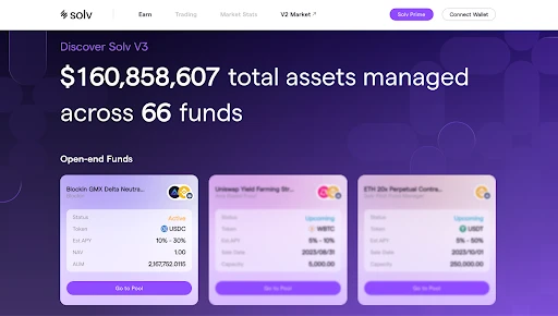 从做市基金出发，Solv V3 引领链上资产走向多元化新纪元