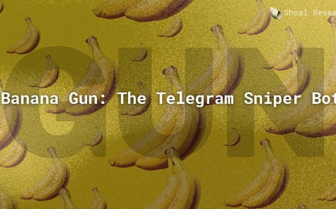 深入Banana Gun：当小白会用代币狙击bot 链上打新内卷已经开始