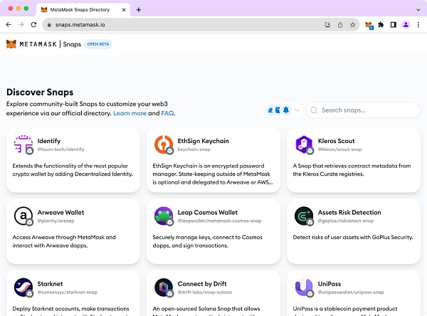 MetaMask Snap技术解读：开发体验、能力限制、安全性和商业潜力分析