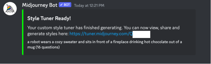 重磅更新丨Midjourney 推出“风格调整器”,一致画风不再是难事