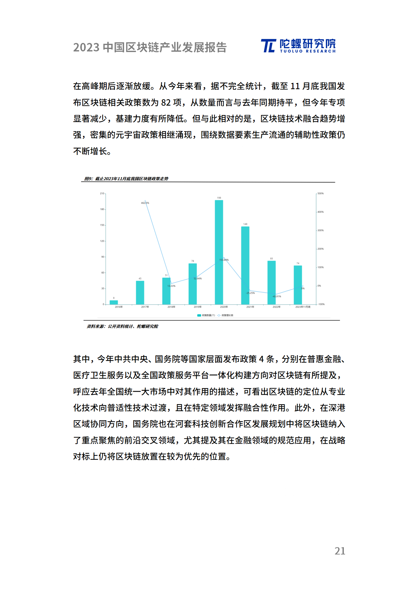 年终献礼|陀螺研究院发布《2023中国区块链产业发展报告》