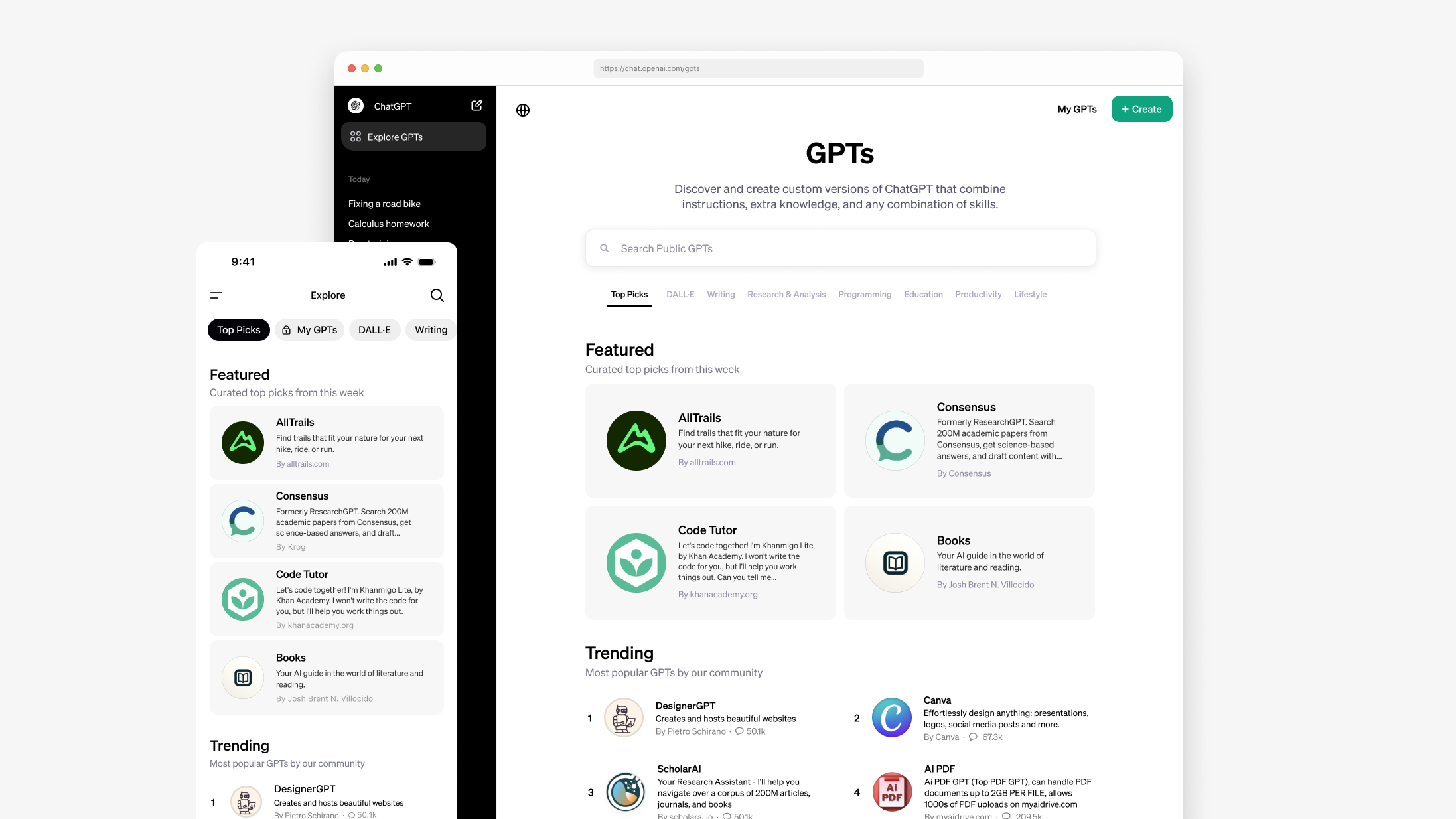 OpenAI 正式推出 GPT Store,全网超 300 万个 GPTs,有哪些值得一试?