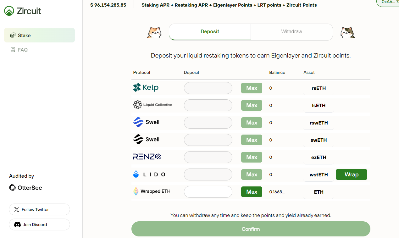 解读 Zircuit：Pantera和Dragonfly背书的zk L2  再质押赚积分的新去处