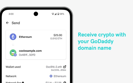 ENS与GoDaddy展开合作 Web3域名注册赛道即将成为风口？