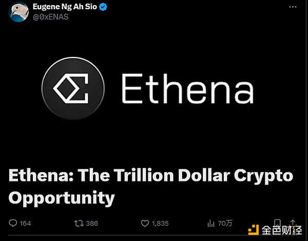 重新审视 Ethena：大跌 80% 后反弹 ENA 是否仍在低估击球区？