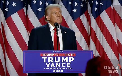 特朗普在选举结果公布之际的演讲全文